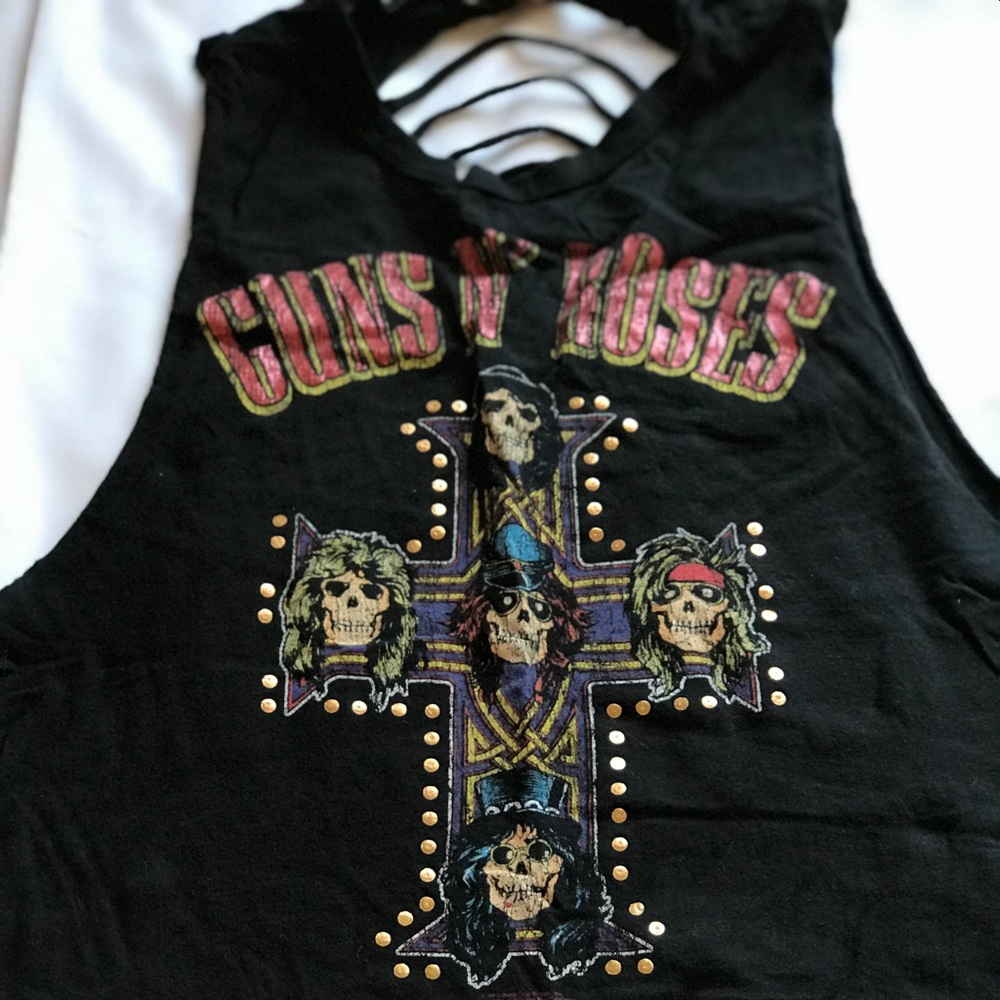 Long Flowy Black Guns N’ Roses T-shirt.